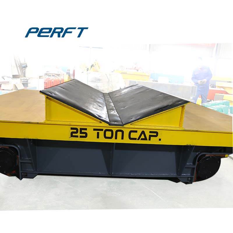 motorized transfer cart with urethane wheels 50 tons